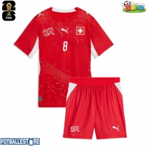 Sveits Remo Freuler #8 Hjemmedraktsett Barn VM 2026 Kortermet (+ Korte bukser)